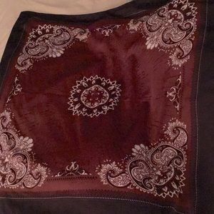 Gorgeous bandana print silk scarf